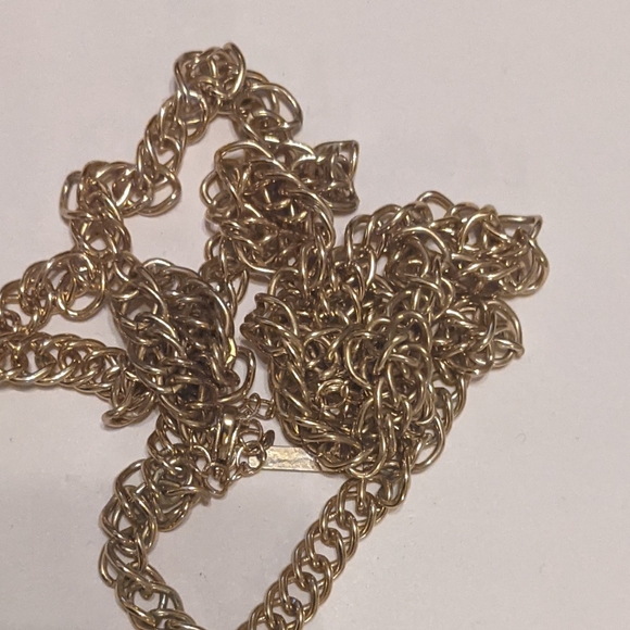 Dynamite long gold tone chain - unisex - Picture 2 of 14